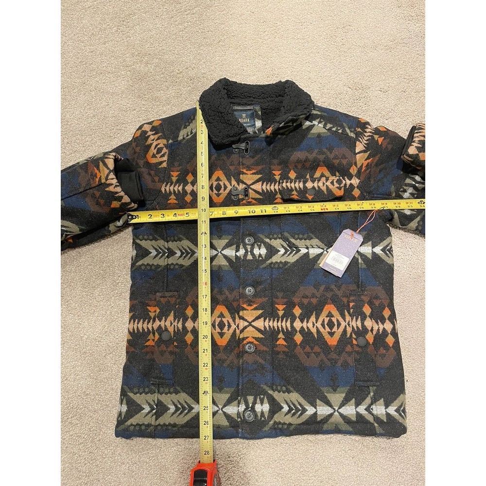 Roark x Pendleton Aztec Axeman Jacket Wool/ Sherpa Lined Coat $450 NWT ( S ) - Picture 9 of 10